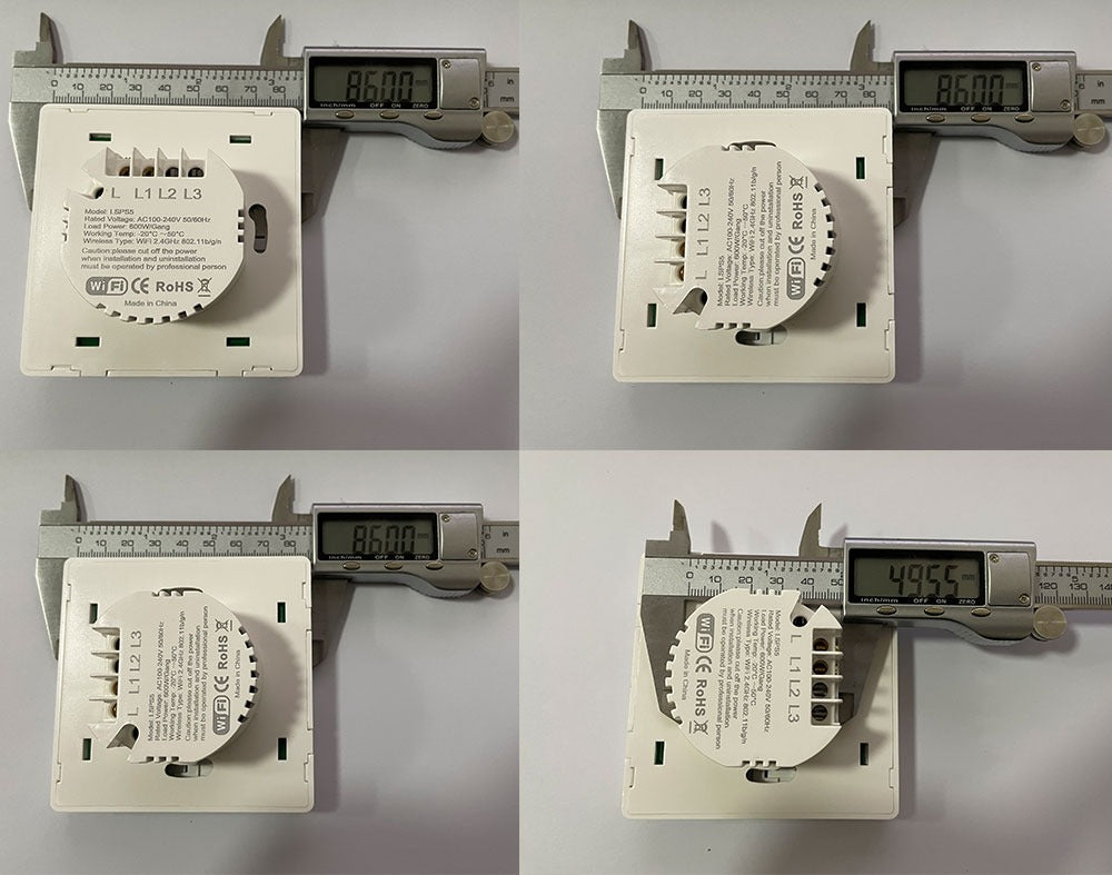 Smart Wifi Switch 220V No Neutral Wire Support Alexa and Google Home - New