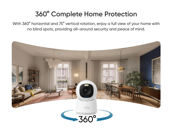 Eufy Indoor Cam E30, Latest Generation, 4K UHD Security Camera (New)