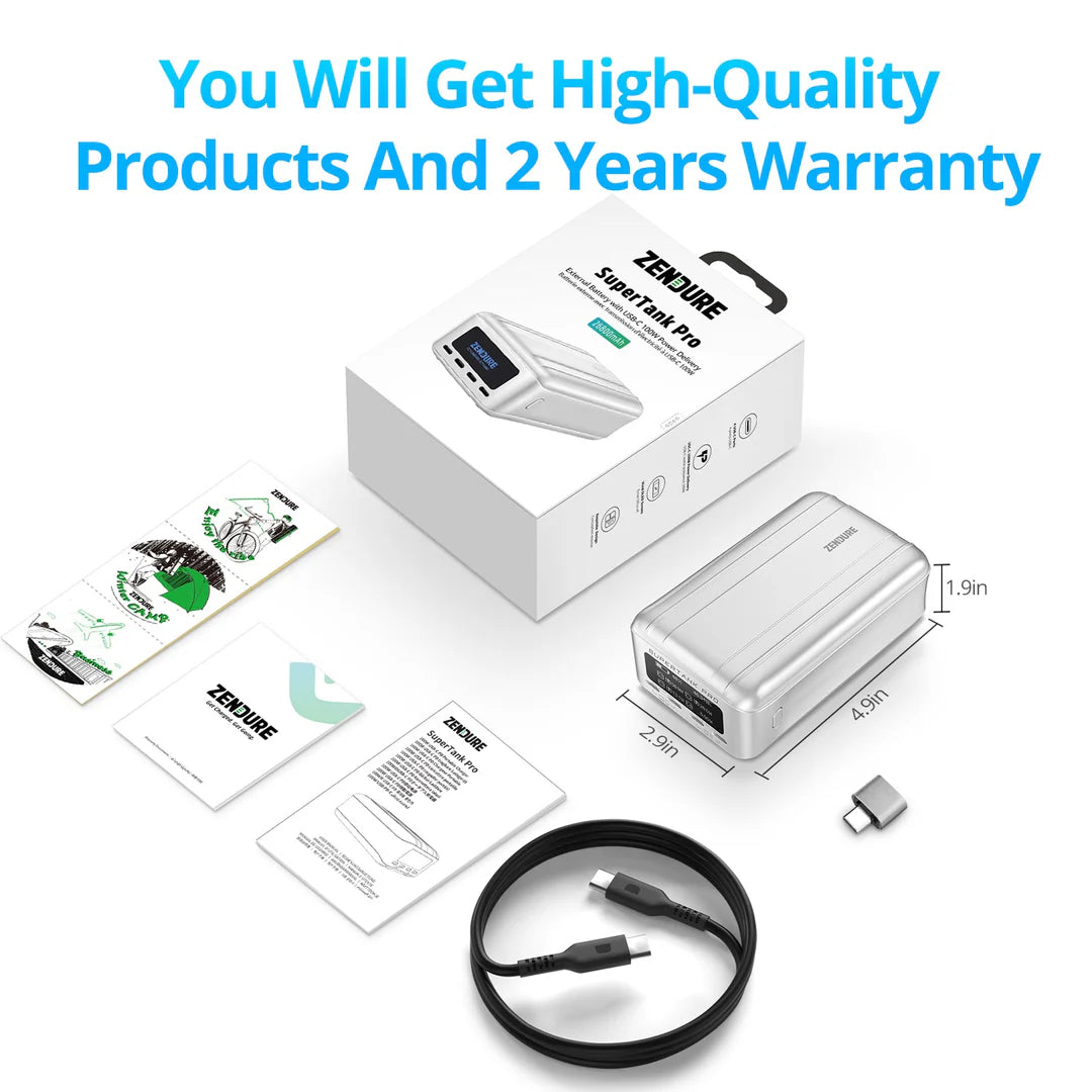 SuperTank Pro 26800mAh 100WPD Portable Power Bank