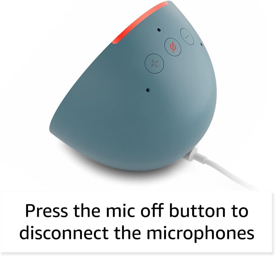 Echo Pop Full sound compact smart speaker with Alexa Charcoal (New)