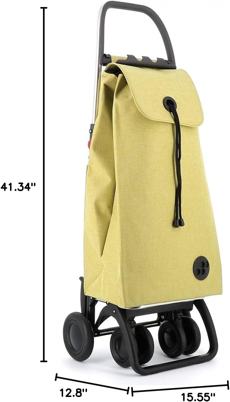 ROLSER I-Max Tweed 4 Wheel 2 Swivelling Foldable Shopping Trolley (New)