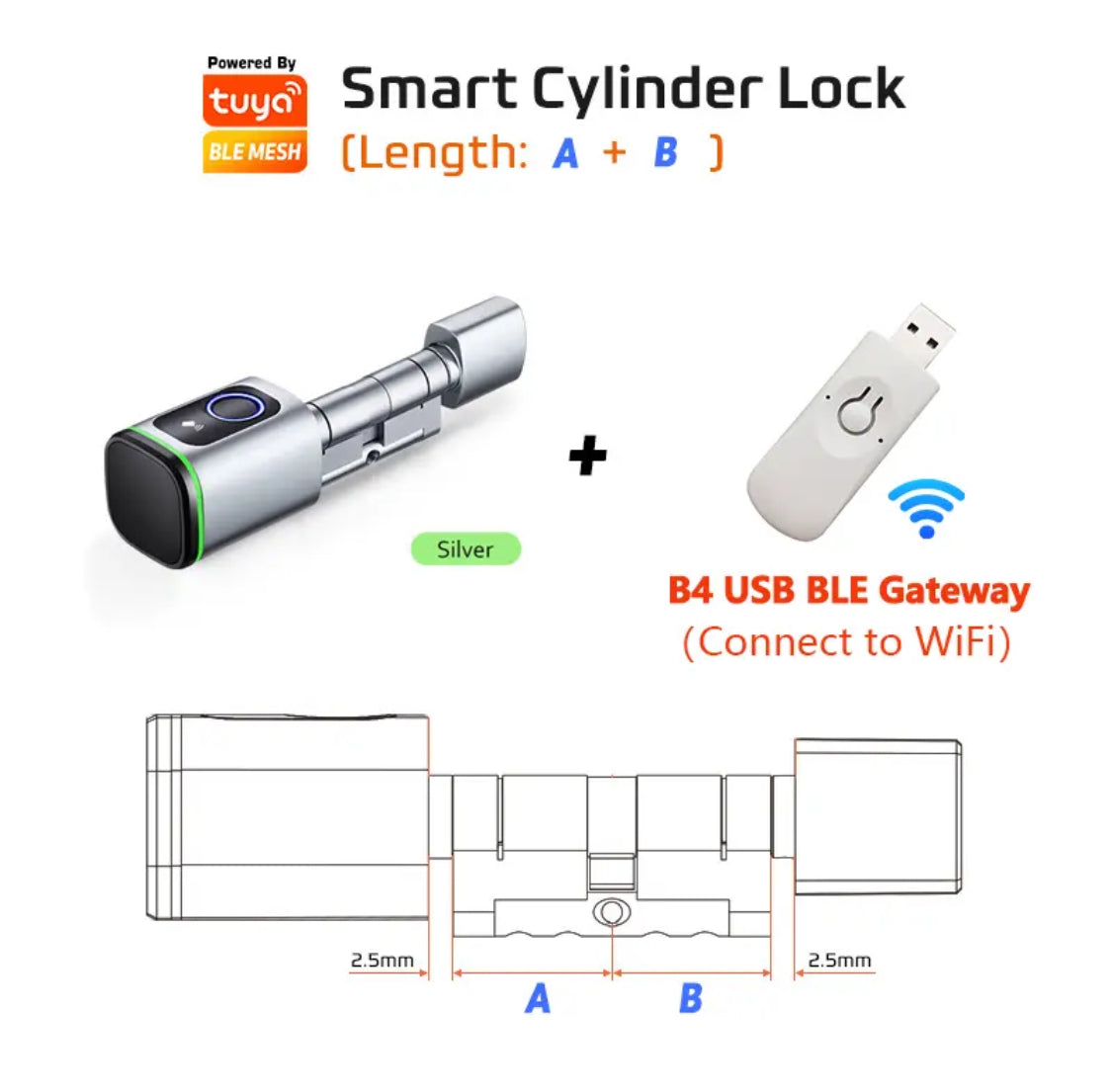 Keyless Smart Cylinder