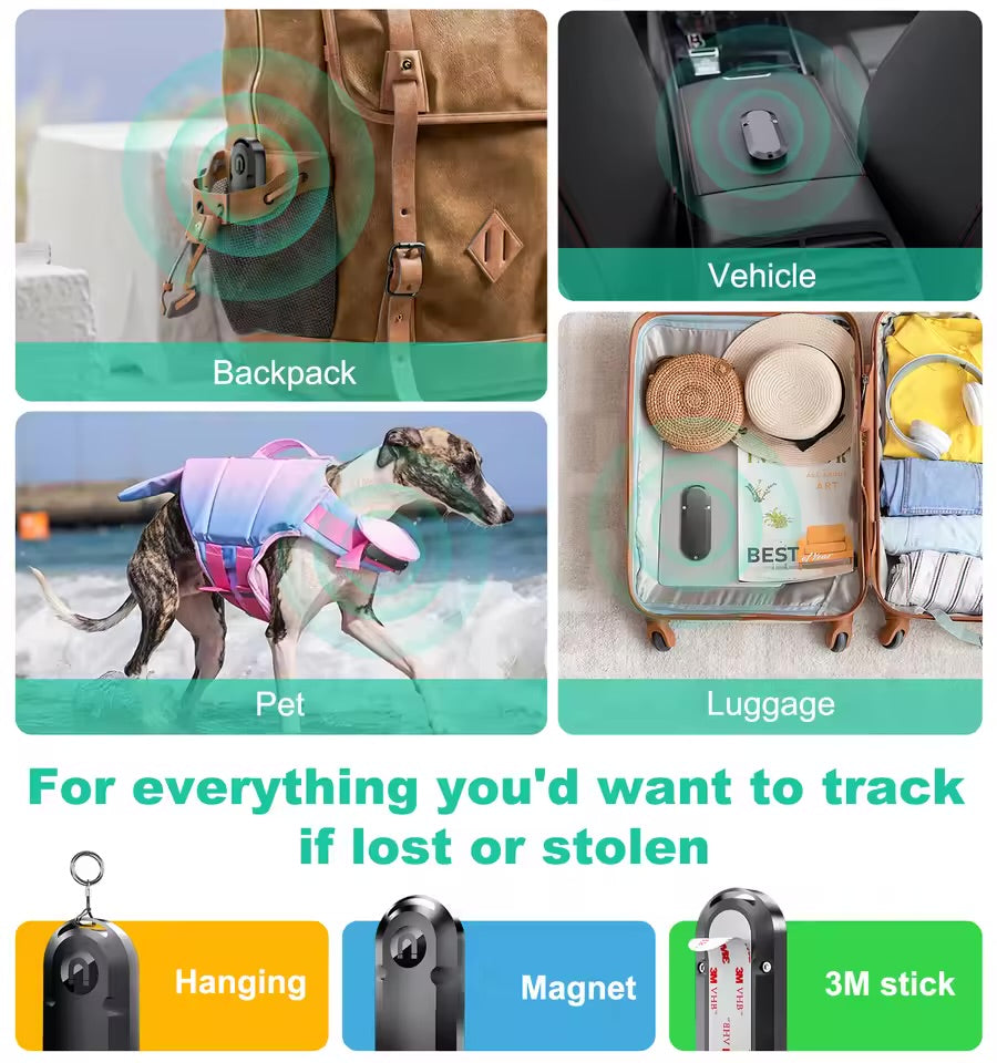 Waterproof Magnetic Apple Airtag 10-Year Life Extended Case ,uses Aa Batteries , for Airtag Cr 2032 Battery Replacement Battery Case