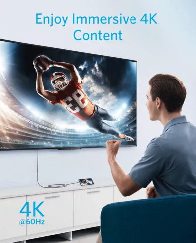 Anker 311 USB-C to HDMI Nylon Cable 6ft A8730H11 – Black