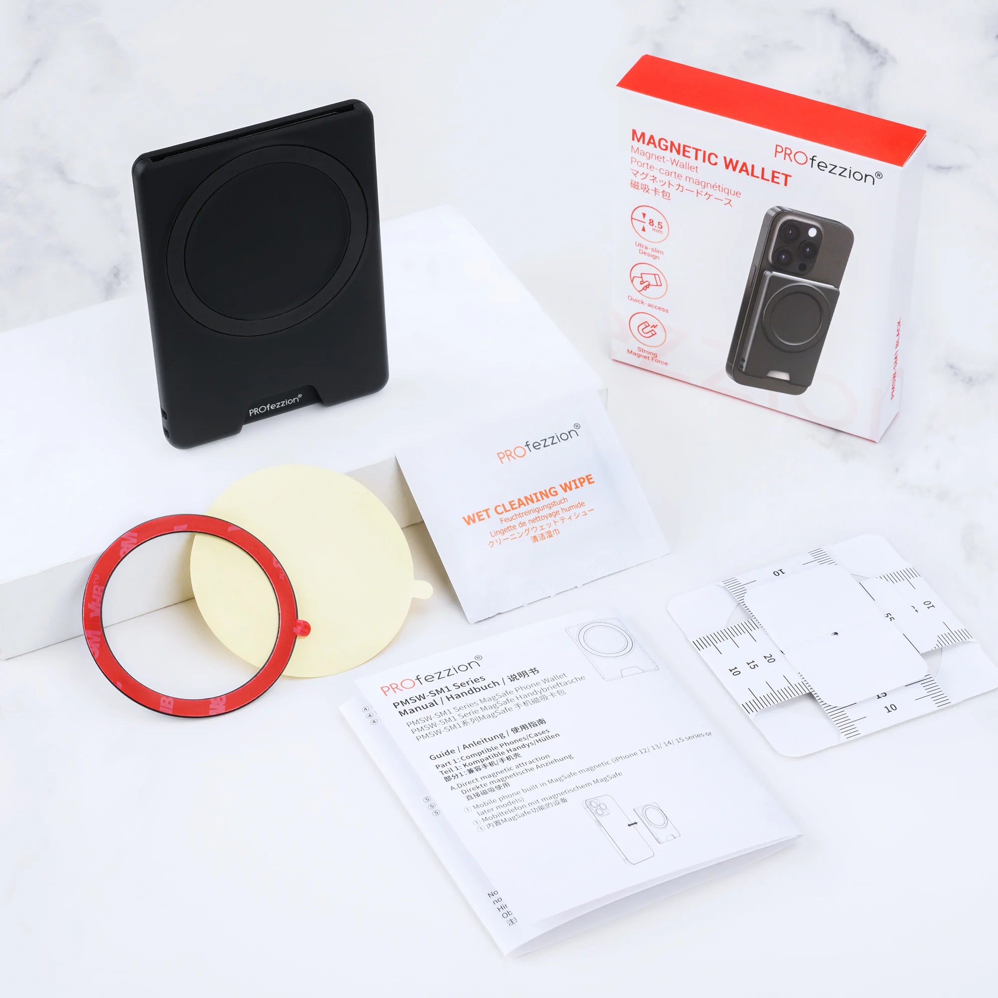 Magsafe Wallet Card Holder Magnetic Case Ultrathin Strong Adsorption Magnet Slot Card Holder (NEW)