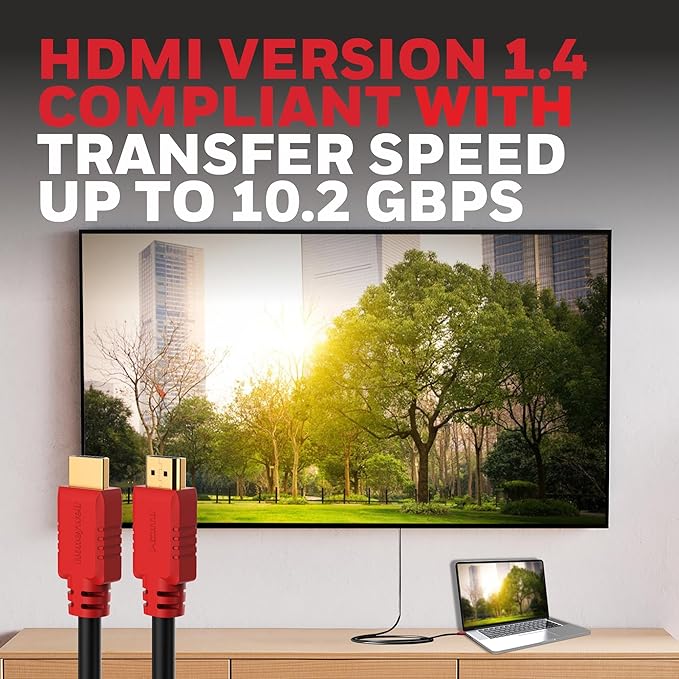 Honeywell HDMI 1.4 Cable with Ethernet for Television - 2M -3D/4k