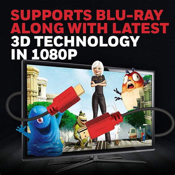 Honeywell HDMI 1.4 Cable with Ethernet for Television - 2M -3D/4k