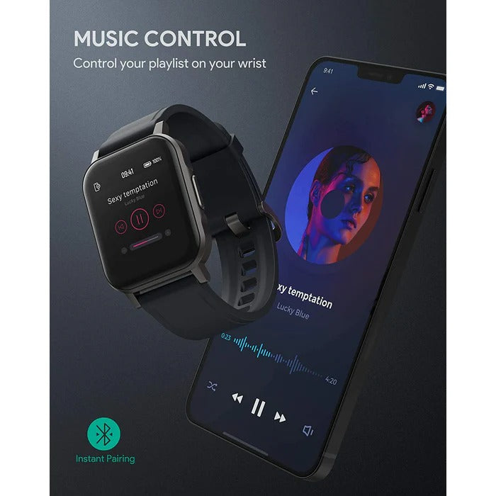 AUKEY Smartwatch Fitness Tracker 12 Activity Modes IPX6 Waterproof ( AUKEY LS02 ) New