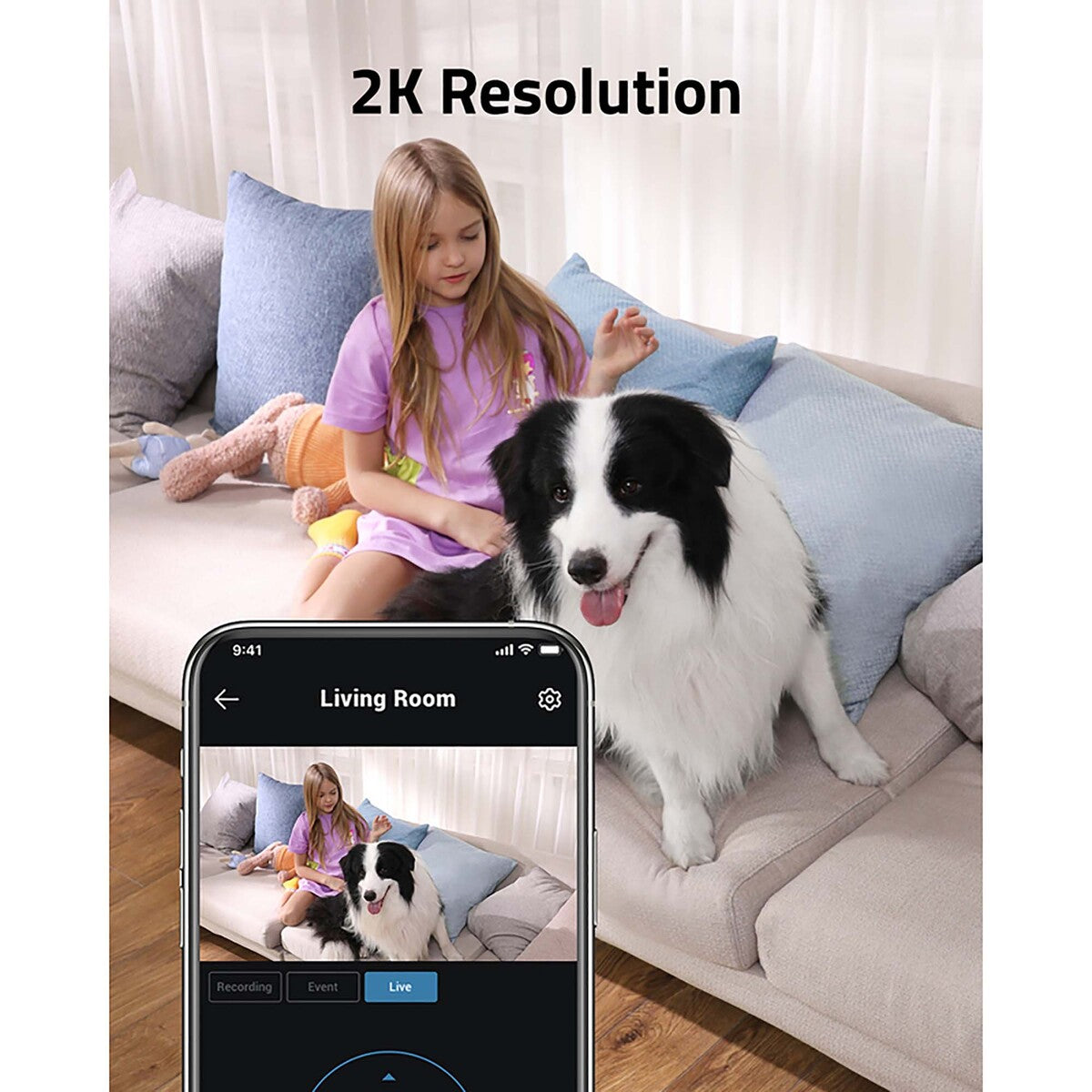 EUFY 2K INDOOR PT CAMERA WITH AI MINI