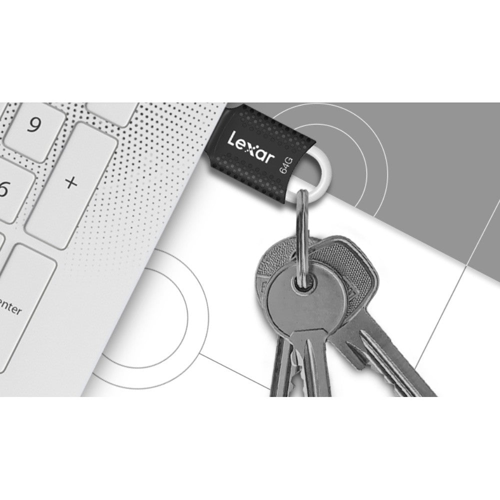 Lexar 32GB Jumpdrive V40 USB 2.0 Flash Drive, LJDV40-32GB