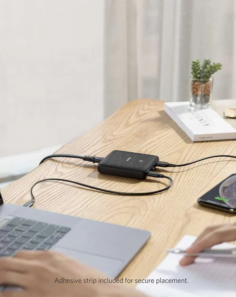 Anker PowerPort Atom III 63W Slim Charger – Black Fabric