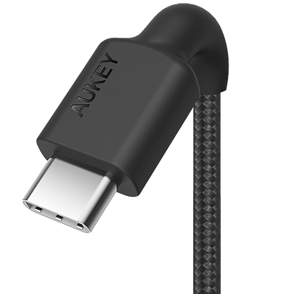 Aukey Cable Braided Nylon USB2.0, USB-C To USB-C Cable (0.9M)  Cb-Cd45