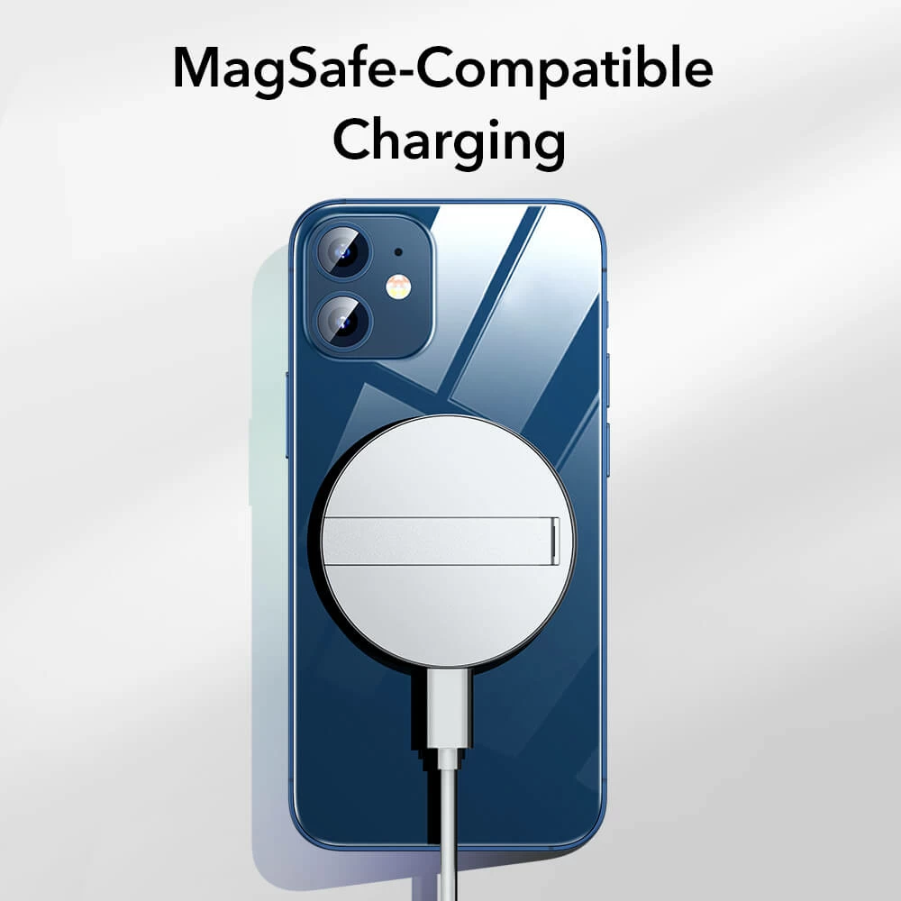 HaloLock™ Kickstand MagSafe Compatible Wireless Charger for iPhone 13/12 (Sale)