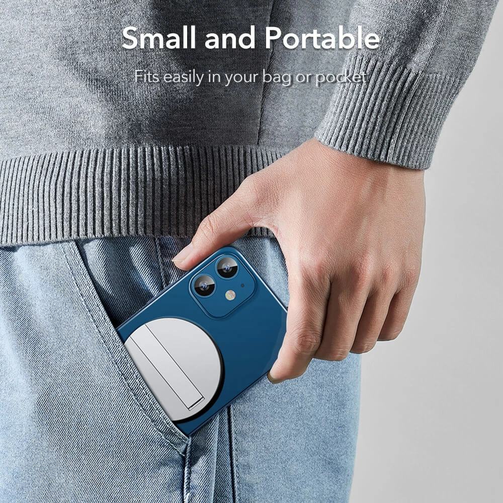 HaloLock™ Kickstand MagSafe Compatible Wireless Charger for iPhone 13/12 (Sale)