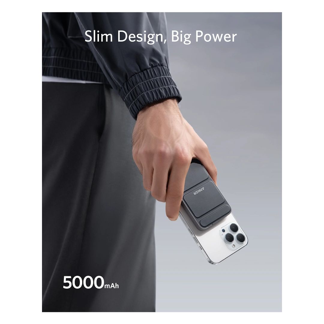 Anker PowerCore Magnetic 5k Battery Wireless Charger