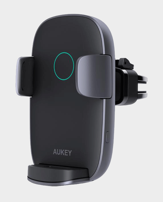 Aukey HD-C52 Navigator Wind II 10W Wireless Charging Phone Mount – Black