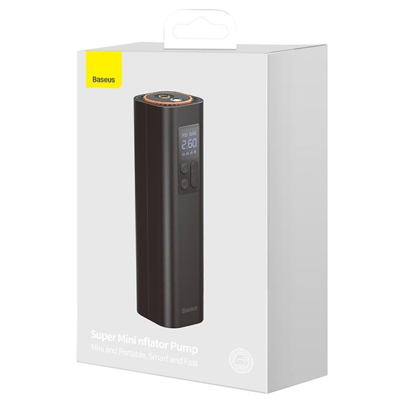 Baseus Super Mini Inflator Pump Black (Sale)