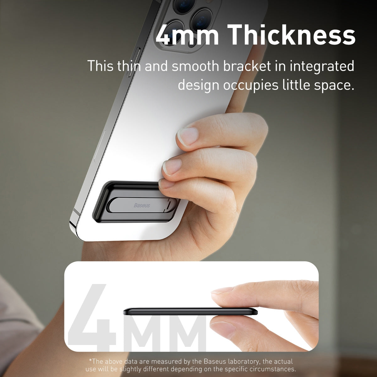 Baseus Foldable Rotating Bracket for Mobile Phone Black