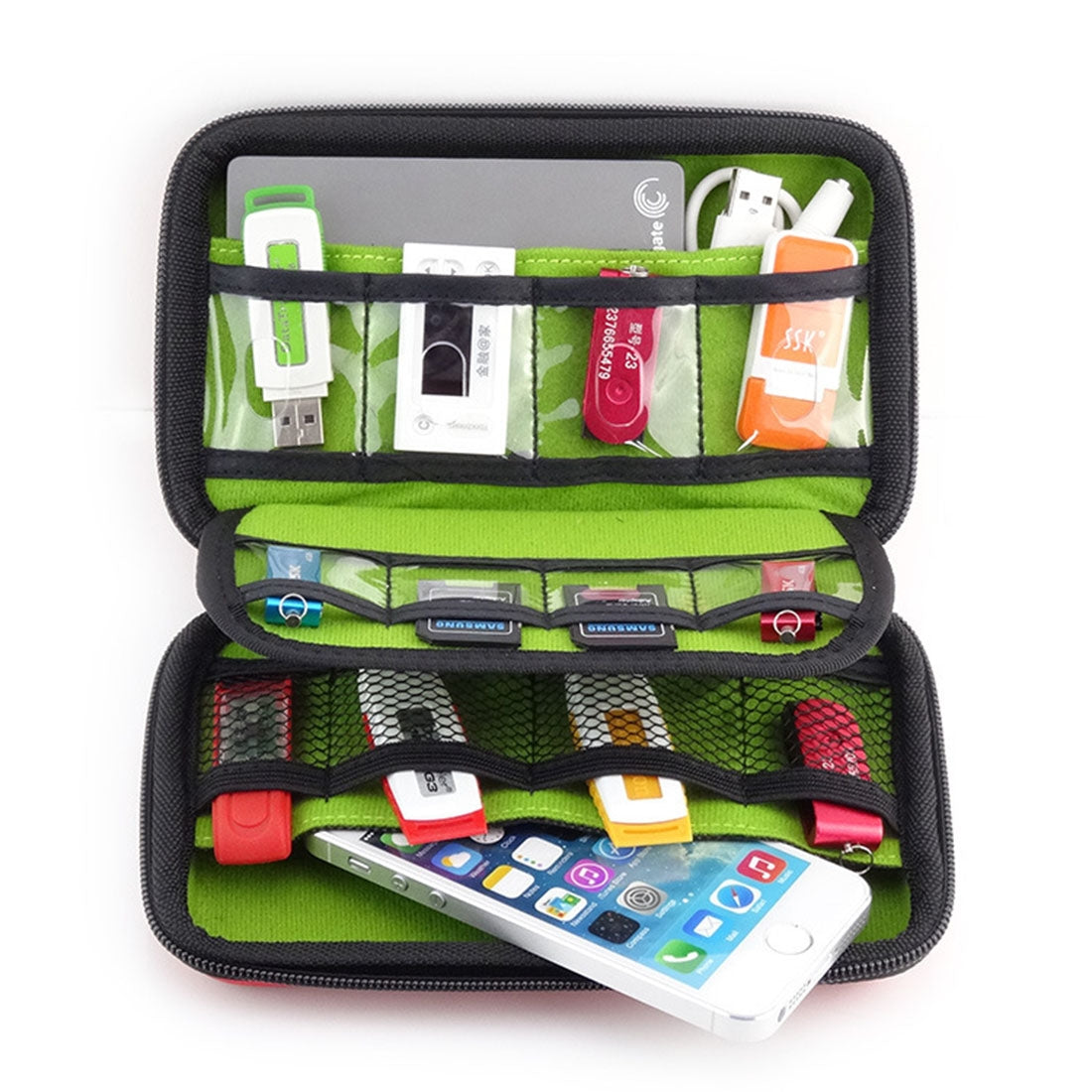 Portable Multi-function Storage Case Black