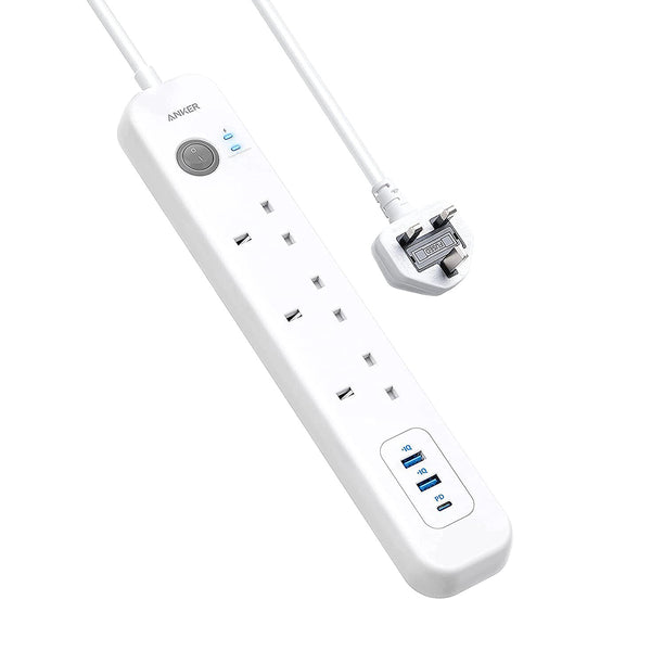 Anker Power Extend USB-C 3 Strip - White