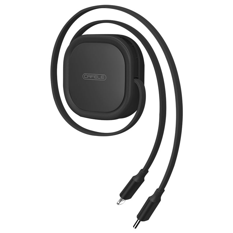 CAFELE 20WPD USB-C to Lightning Cable Retractable Charging Cable