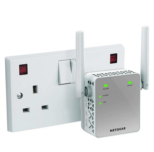 Netgear EX3700-100UKS AC750 WiFi 2.4 & 5Ghz Range Extender