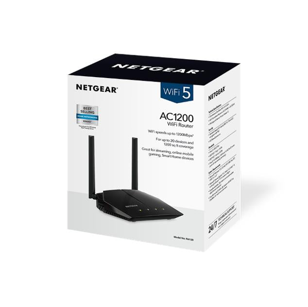 NETGEAR R6120-100UKS AC1200 Dual Band Wi-Fi Router