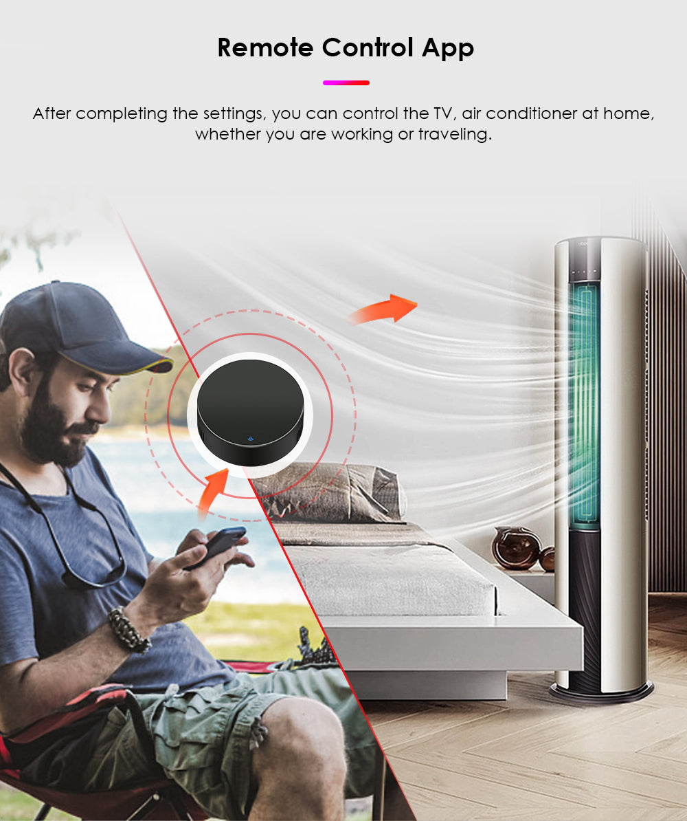 New CORUI Tuya WiFi Infrared Remote Control Smart Universal Smart Home Control TV DVD AUD AC Works With Alexa Google Home