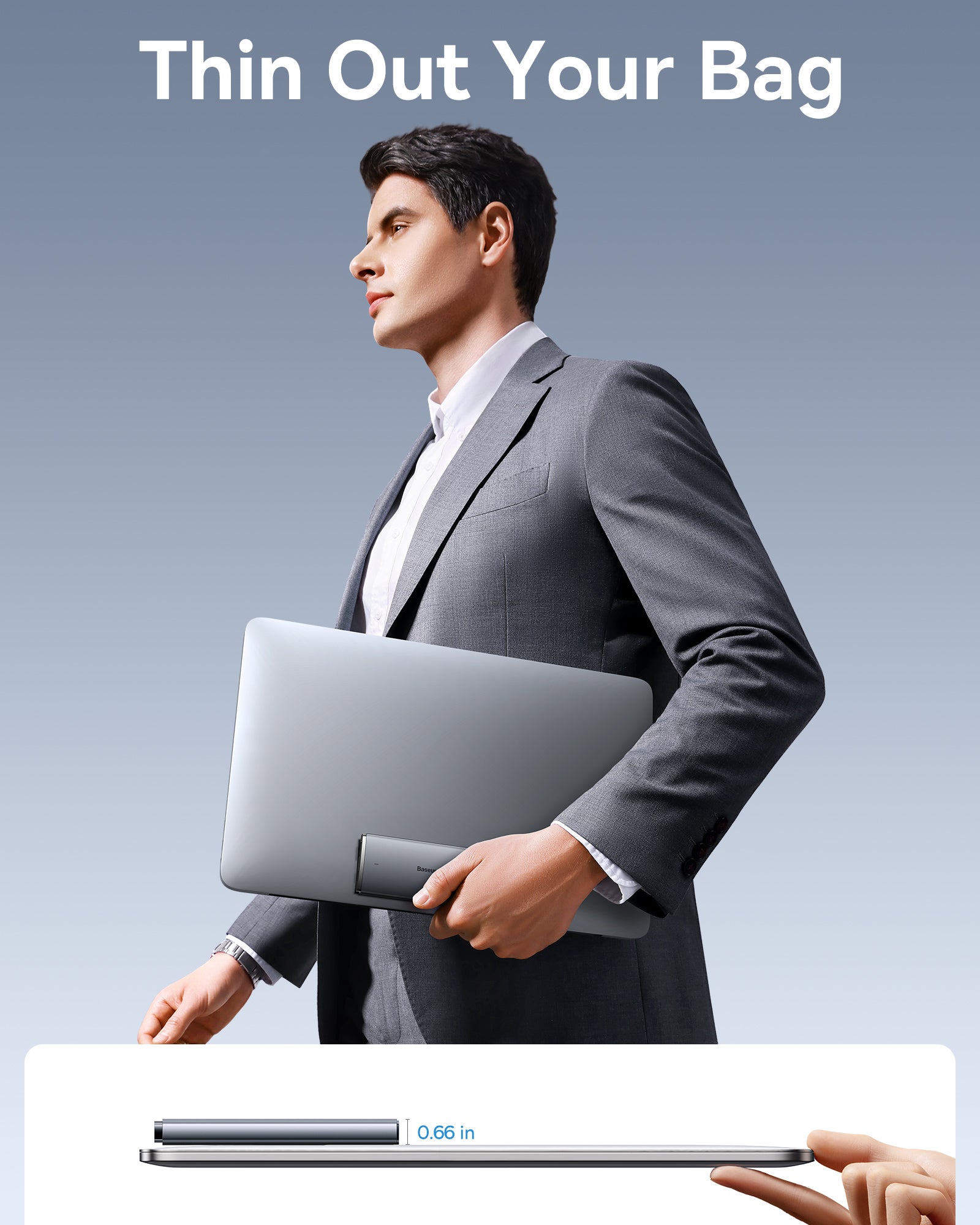 Baseus 65W GaN5 Charger Quick Charge  Portable Travel Charger Fast Charging For Laptop iPhone 14 13 & More