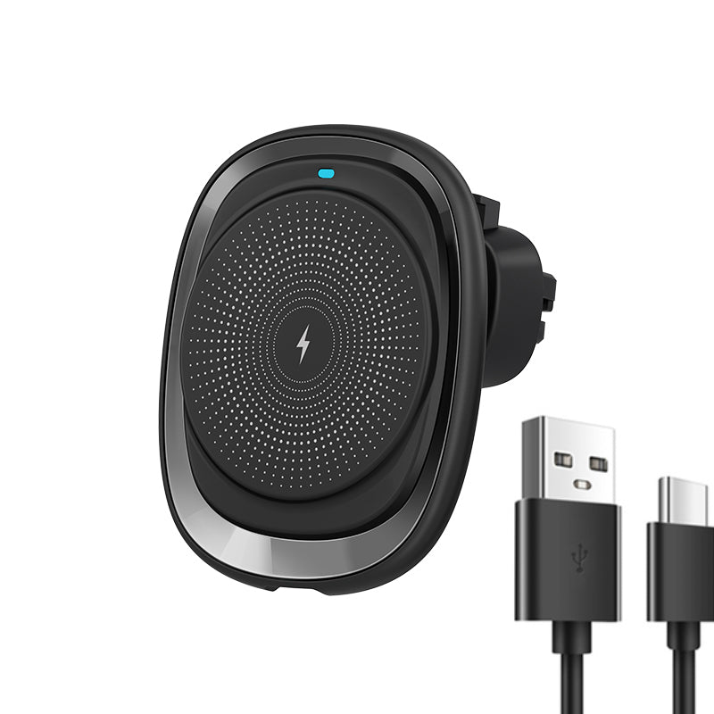 Magnetic Wireless Car Charger 15W Qi Car Charger Fast Wireless Car Holder Mount, Compatible for iPhone 13 12 Mini 12 Pro Max