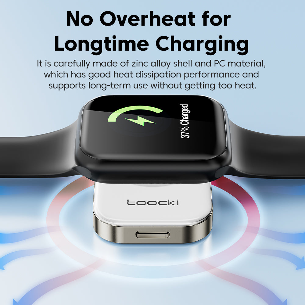 Toocki Portable Wireless Charger For Apple Watch Magnetic USB Charger For iWatch Series Charging Station