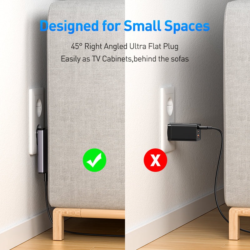 Baseus 65W GaN5 Charger Quick Charge  Portable Travel Charger Fast Charging For Laptop iPhone 14 13 & More