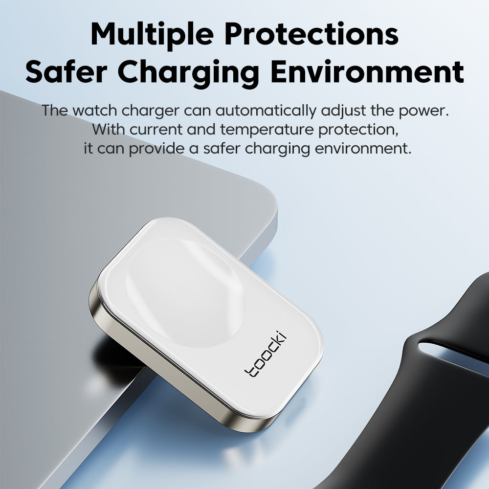 Toocki Portable Wireless Charger For Apple Watch Magnetic USB Charger For iWatch Series Charging Station