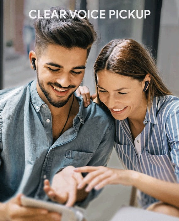 Aukey EP-N5 Hybrid Active Noise Cancelation Wireless Earbuds – Black